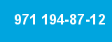971 194-87-12
